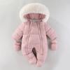 Winter Infant Baby Boys Girls Coat Warm Outwear Hooded Puffer Jacket Jumpsuit Fall Clothes