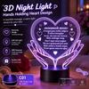 3D Acrylic Night Light USB Powered Cartoon Lamp
