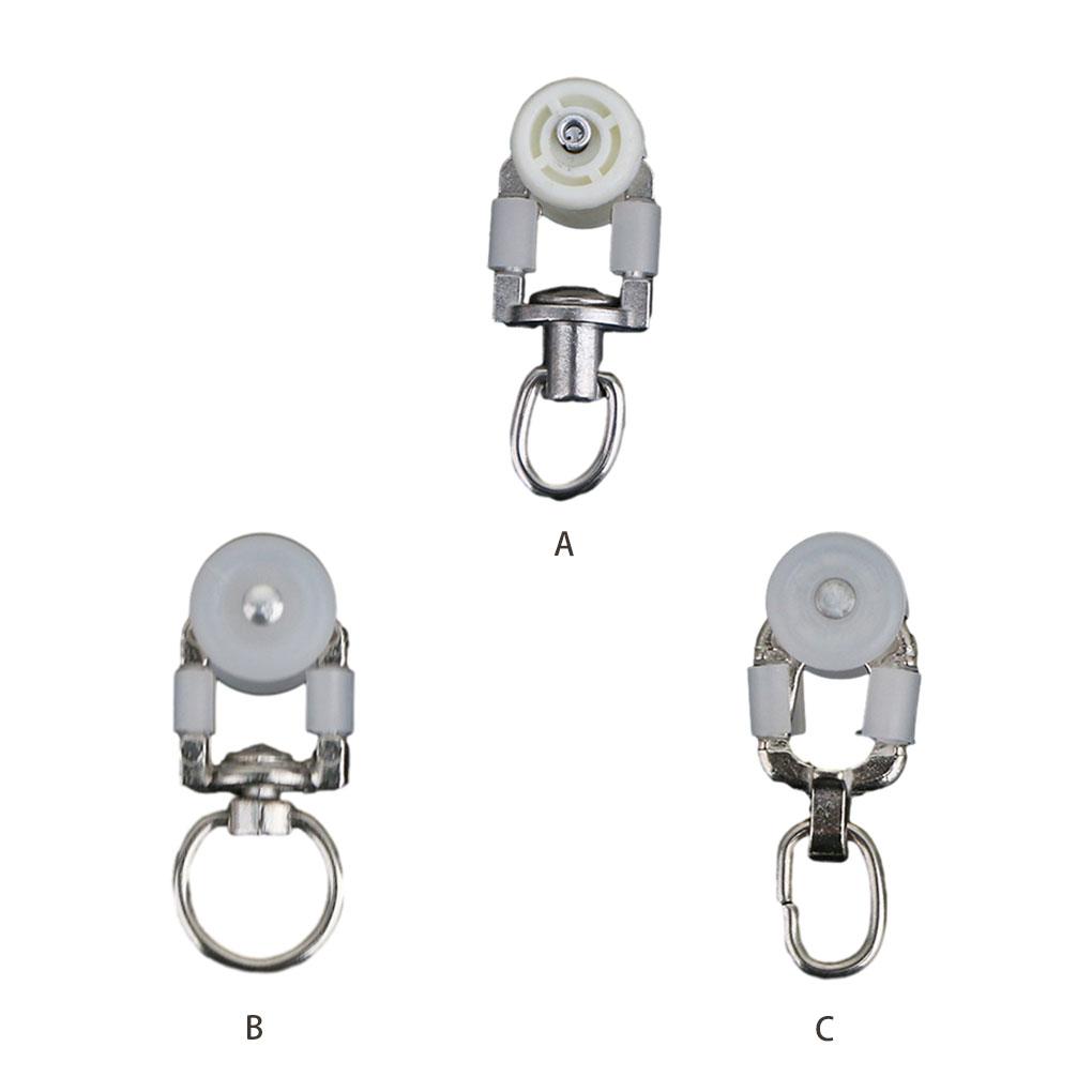 PP Durable Curtain Track Glider Wheel For Smooth Operation Curtain Accessories Curtain Track Wheel
