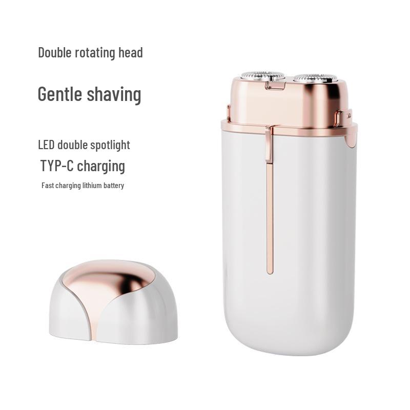 Women's Four-in-One USB Rechargeable Electric Shaver for Legs, Armpits, and Pubic Hair