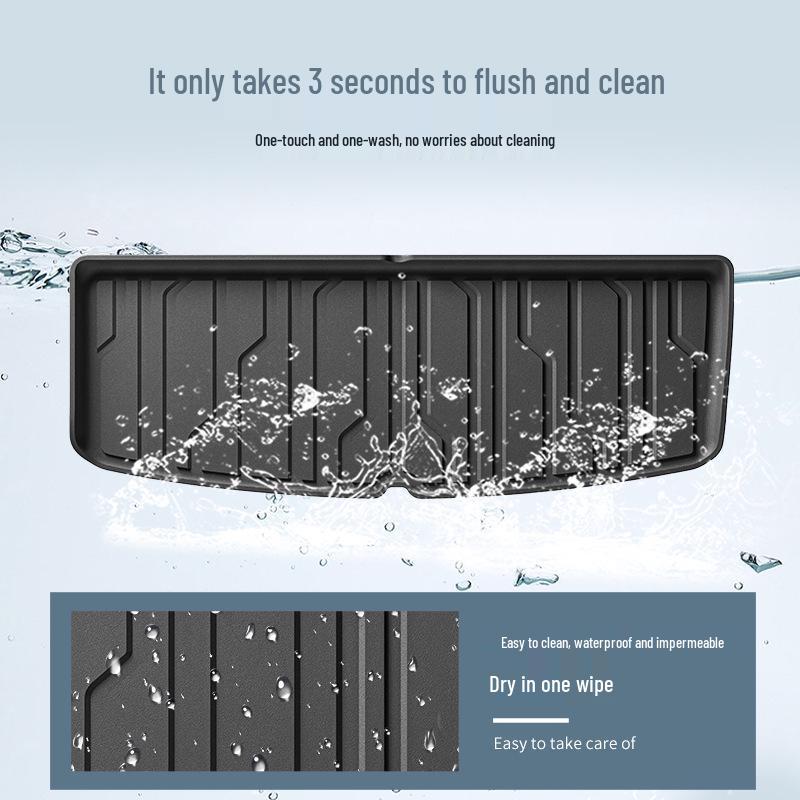 All-Weather, Dirt-Resistant Trunk Mat for 2021 GMC Acadia, Full TPE Tailgate Mat