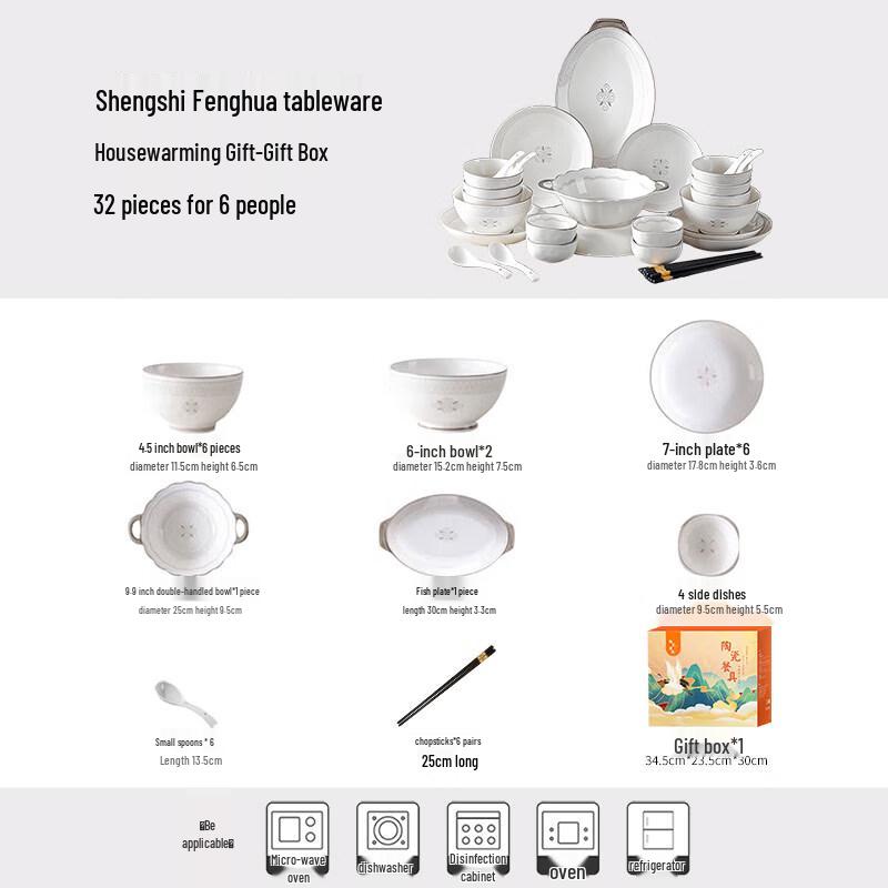 Chuanqi Unterglasur Keramik Geschirrset