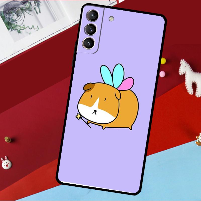 Funny Guinea Pig Balloon Funda For Samsung Galaxy S26 S25 S24 S21 S22 S20 Ultra S9 S10 Plus S23 FE S25 FE Phone Case