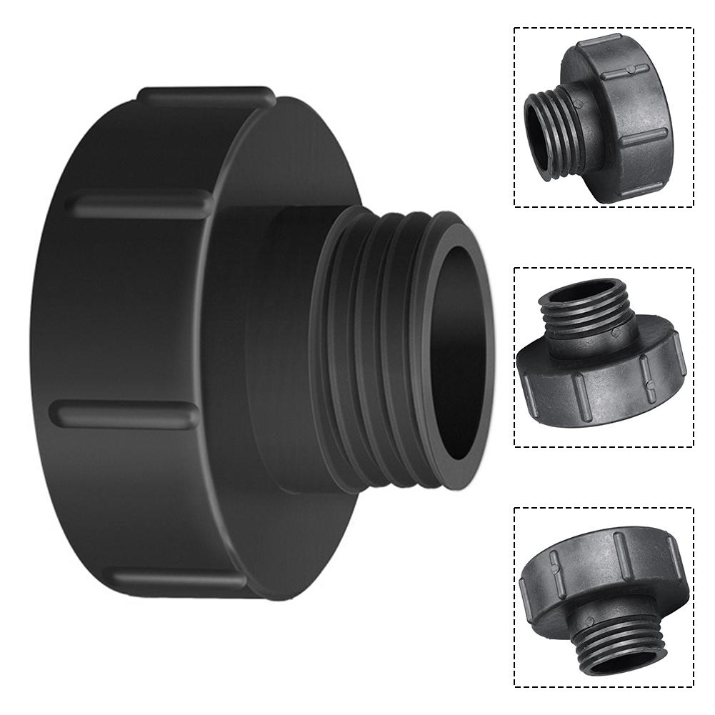 Black IBC Adapter S100xS60 Reducer Wear Resistant Easy To Install Long-lasting Plastic Material Reliable And Long-lasting