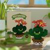 Compatible Music Flower Box: Secret Language Building Blocks, Preserved Flower Bouquet, Handmade Ornament, New Year Gift.