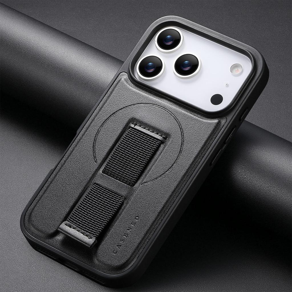 For Apple 17promax Phone Case Magsafe Magnetic Wristband Anti Drop IPhone 16 Pro Protective Case