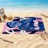 Love Soccer Player Customized Name Beach Towel Super Soft & Absorbent Ideal for Travel Outdoor Swim Pool Yoga Surf Camping Hiking Gym Gift Holiday
