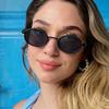 UV Protection Retro Oval Sunglasses Trend Small Frame Sunglasses Elliptical Eyewear  Holiday