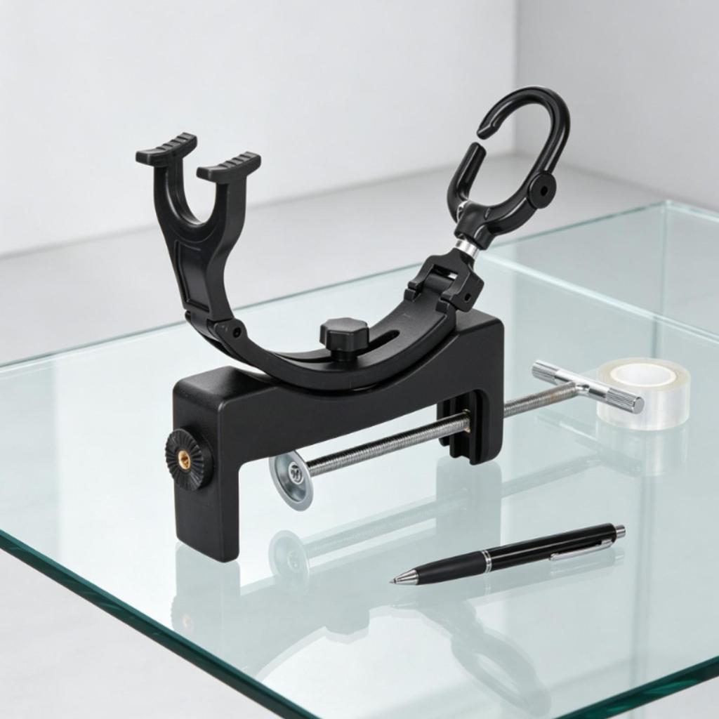 Fishing Rod Holder with Clamp Easy to Install Hardware Multi Angle for Anglers