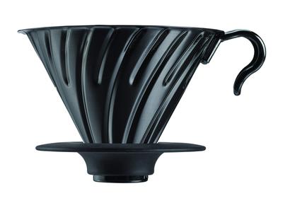 V60 Metal Coffee Dripper Coffee Drip for Cups Matte Black 1~4 VDM-02-MB