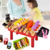 Pretend Barbecue Play Food Kids Toy Set House Simulation Kitchen Food Assembling