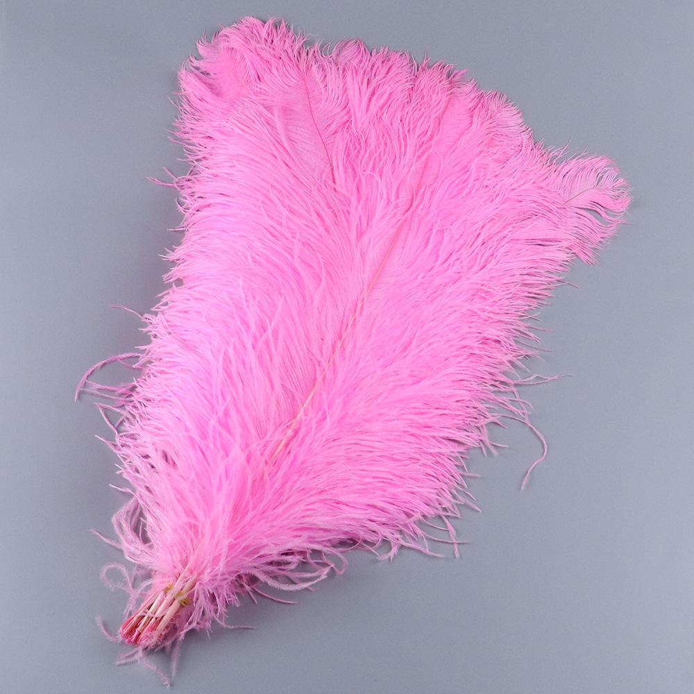 Struisvogelhaar 60-65Cm Zuid-Afrikaans Geïmporteerd Veer Sieraden Accessoires Mode Populair Decoratieve Ornamenten Dons Katoen