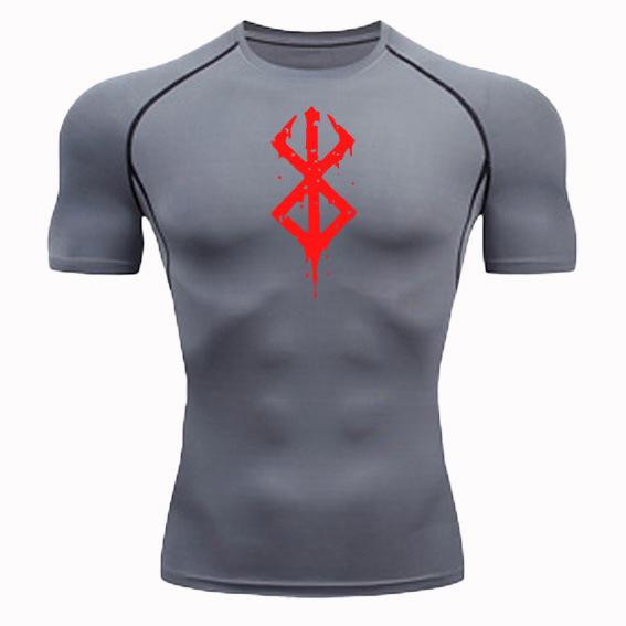 2025 Men's Quick-Dry Running T-Shirt: Breathable, Sweat-Wicking, Tight-Fit Gym Base Layer