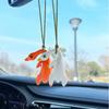 Hot Color Change Duck Funny Swing Goose Roasted Car Pendant Swing Duck Hanging Ornament  for Car Products Interior Accessories