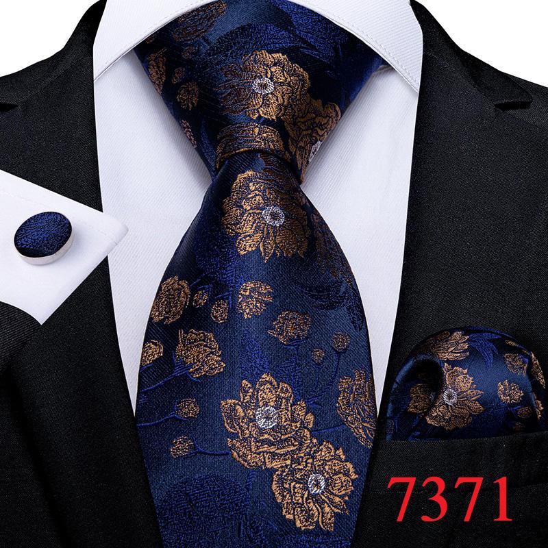 Acquista DiBanGu Cravatte In Seta Da Uomo Blu Rosso Nero Plaid Paisley Set Regalo Di Nozze In Italia A Partire Da 11 | Joom