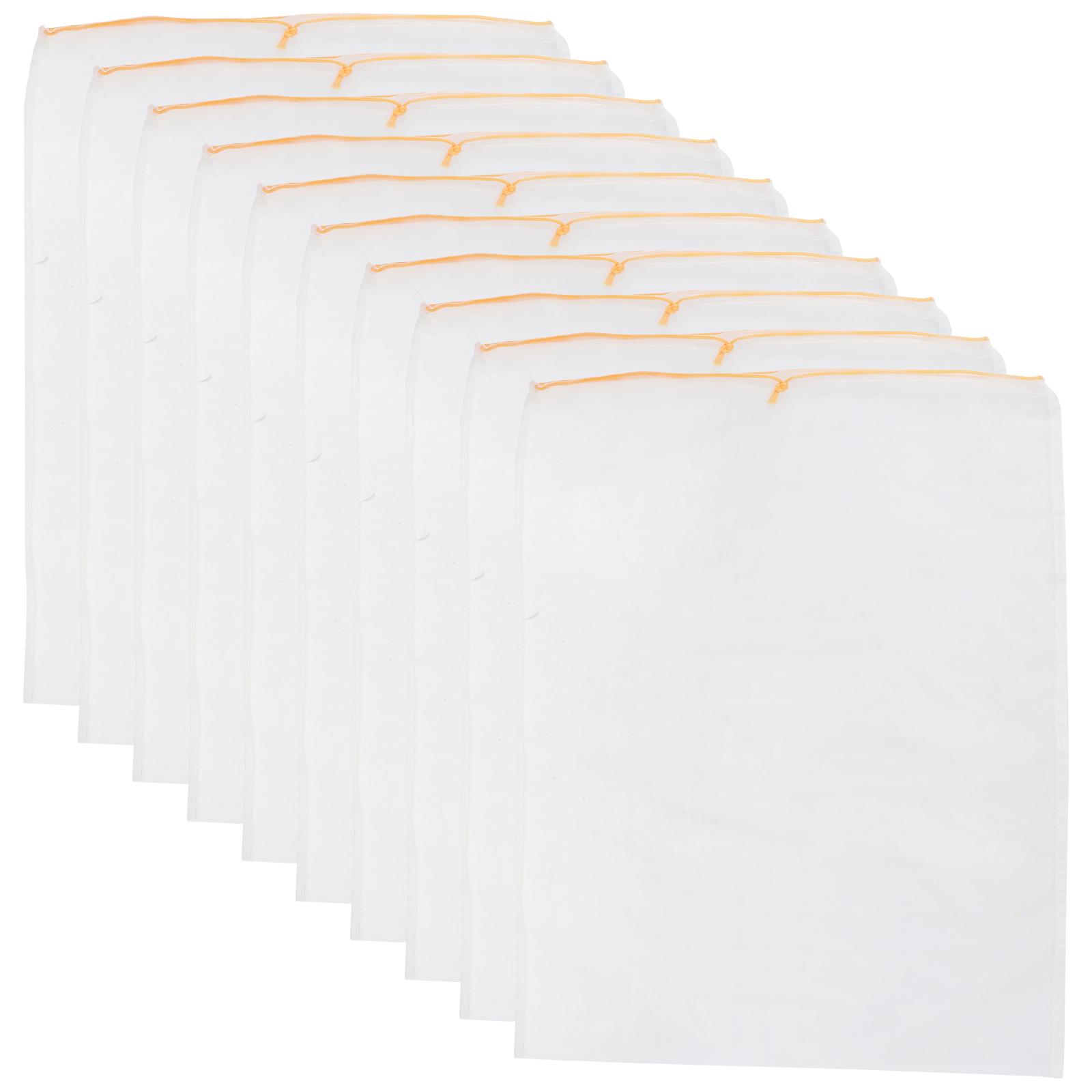 

10 шт. нейлоновых фильтровальных мешков, сито для меда, молока, чая, кофе, масла, йогурта, сетка для фильтра, кухонного масла, пищевого пресса, фильтр-сетка