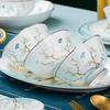 Jingdezhen Vanilla Manor Bone China Dinnerware Set