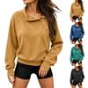Women's Casual Color Sweatshirt for Daily Wear