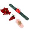 Christmas Slap Bracelets Premium Material Comfortable Fluff Environmental Friendly Snap Bracelets Kids