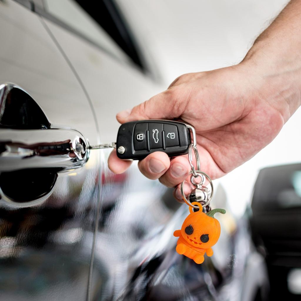 3D-gedruckter Schlüsselanhänger-Anhänger, Lustige Zeichentrickfigur