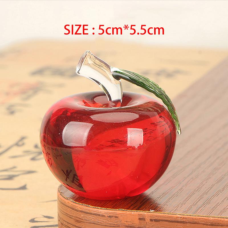 Crystal Fruit Decorations Peach Grape Persimmon Ornaments for Bedroom Living Room Office Unique Gift