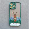 Coques de téléphone de Noël Cartoon de Luxe pour IPhone 11 12 13 Mini Pro Max 14 15 16 Pro Max Plus XS XR X Simple Père Noël Antichoc