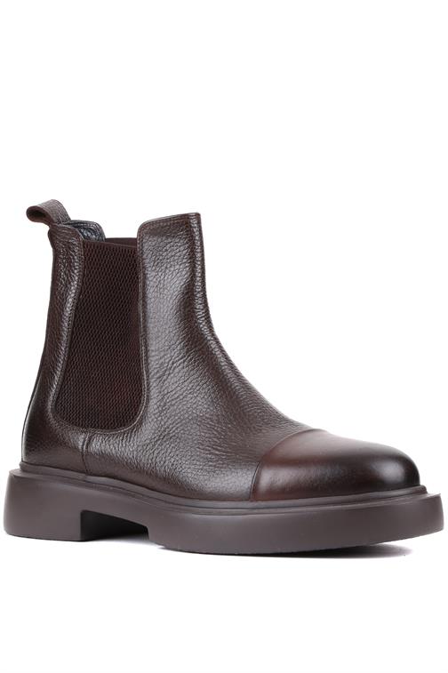 Shoetyle Brown Leather Men's Chelsea Boots 250-080