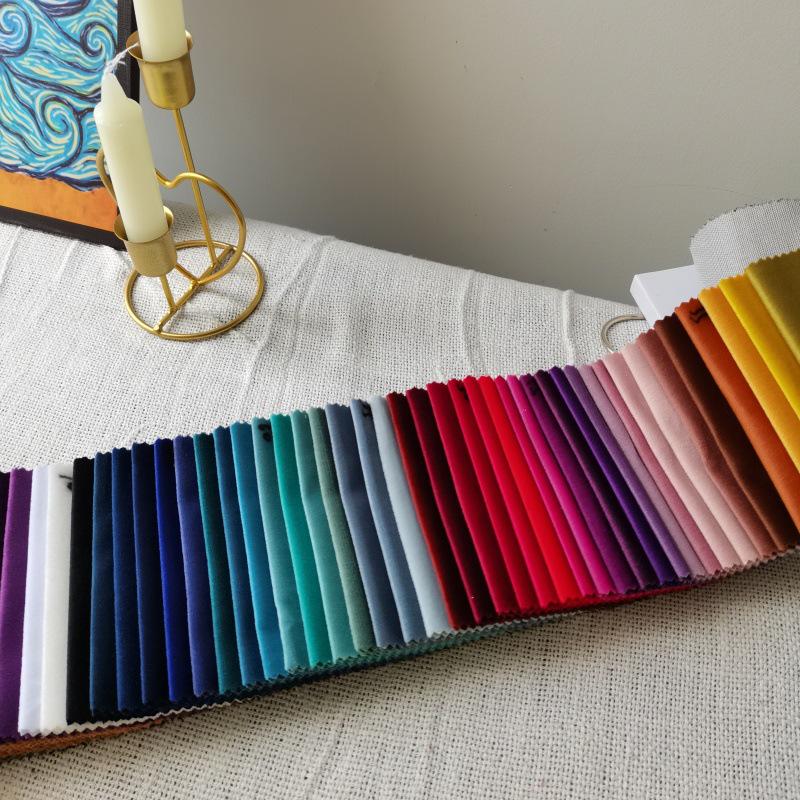 200g Dutch Velvet Short-Pile Fabric for Sofa Cushions and Plush Toys