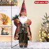 40/60cm Seated Santa Figurine Standing Posture Christmas Figurine  Christmas Home Decor