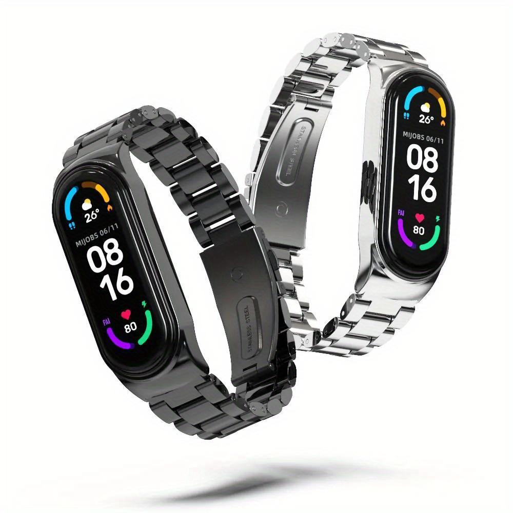 Strap for Mi Band 8 7 6 5 4 3 Metal Correa Mi Band 6 Bracelet Opaska Mi Band 5 Wristband Pulseira Miband Watch Bend NFC