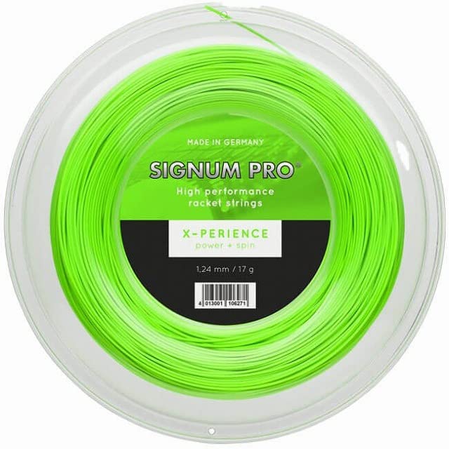 

SIGNUM PRO EXPERIENCE SIGNUM PRO 200m Roll Gut Polyester Hard Tennis String Green 1.18mm X-PERIENCE [Товар] зелёный