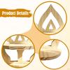 Wooden Wall Display Organizer Shelf Easy Installation Multipurpose Storage Rack for Living Room
