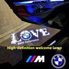 STIQ3 2pcs Car Door LED High-definition Welcome Lamp Projection Lamp Is Suitable for Original Standard LOVE M Floor Lamp.