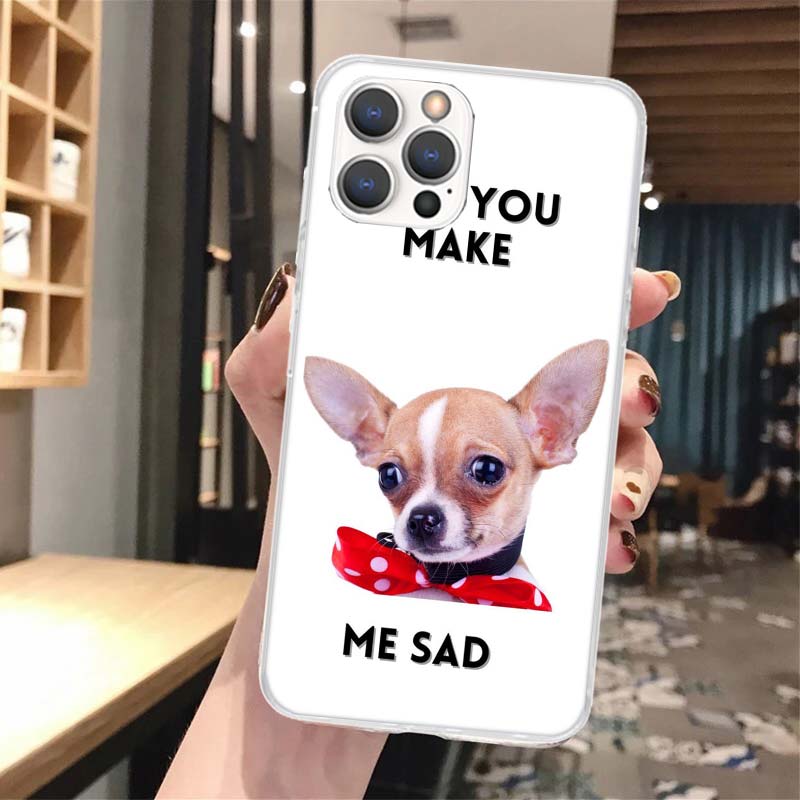 

Chihuahua Puppy Teacup Dogs Soft Phone Case For iPhone 17 Air 16 16E 15 14 Plus 13 Mini 12 11 Pro Max X XR XS 7 8 + SE 2020 Patt iPhone 7(8)SE