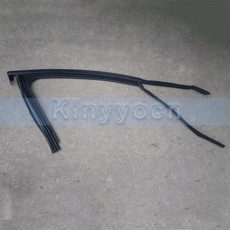 Car Window Upper Rubber Strip Sealing Black For Peugeot 2008 Glass Lifter Guide Groove Mud Trough