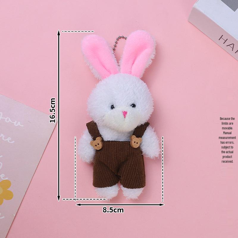 

Милый румяный медвежонок, плюшевый брелок-подвеска для рюкзака и брелок в подарок (Beaded chain style)