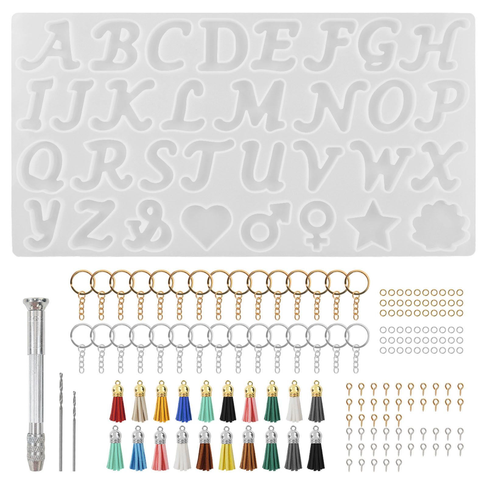 

DIY силиконовые формы для алфавита из смолы комплект букв силиконовая форма для литья эпоксидной смолы брелок для изготовления набора поставки брелоков B