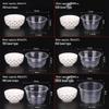 ZISIZ Disposable Round Plastic Bowls