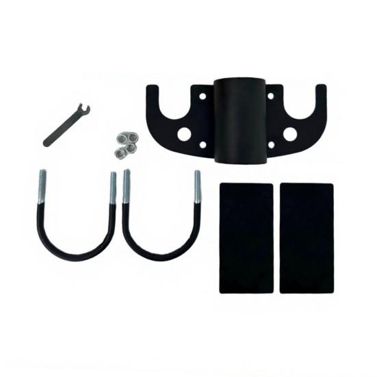 

Trailer Tow Chain Holder Aluminum Heavy Duty Rust-Proof Trailer Towing Chain Organizer with 7-Way Plugs Cover Tangle-Free Storage Accessories for RV