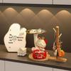 Lucky Cat Key Organizer Ornament for Entryway, Living Room, or Shoe Cabinet - Perfect Home Decor and Housewarming Gift.
