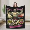Dungeon Crawler Carl Royal Court Princess Donut DCC Blankets Wool Vintage Warm Throw Blanket for Bedding Lounge Autumn/Winter,