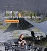Aluminum Alloy Lift-up Egg Roll Table | Portable Folding Table for Outdoor Picnic and Camping