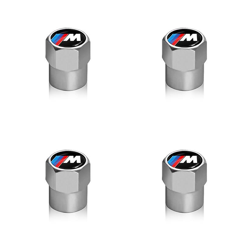 4Pcs Car Wheel Tire Valve Caps Air Stem Covers Accessories For BMW E46 E39 E90 E60 E36 F30 F10 E34 E30 F20 E92 M3 M4 M5 X5 X6