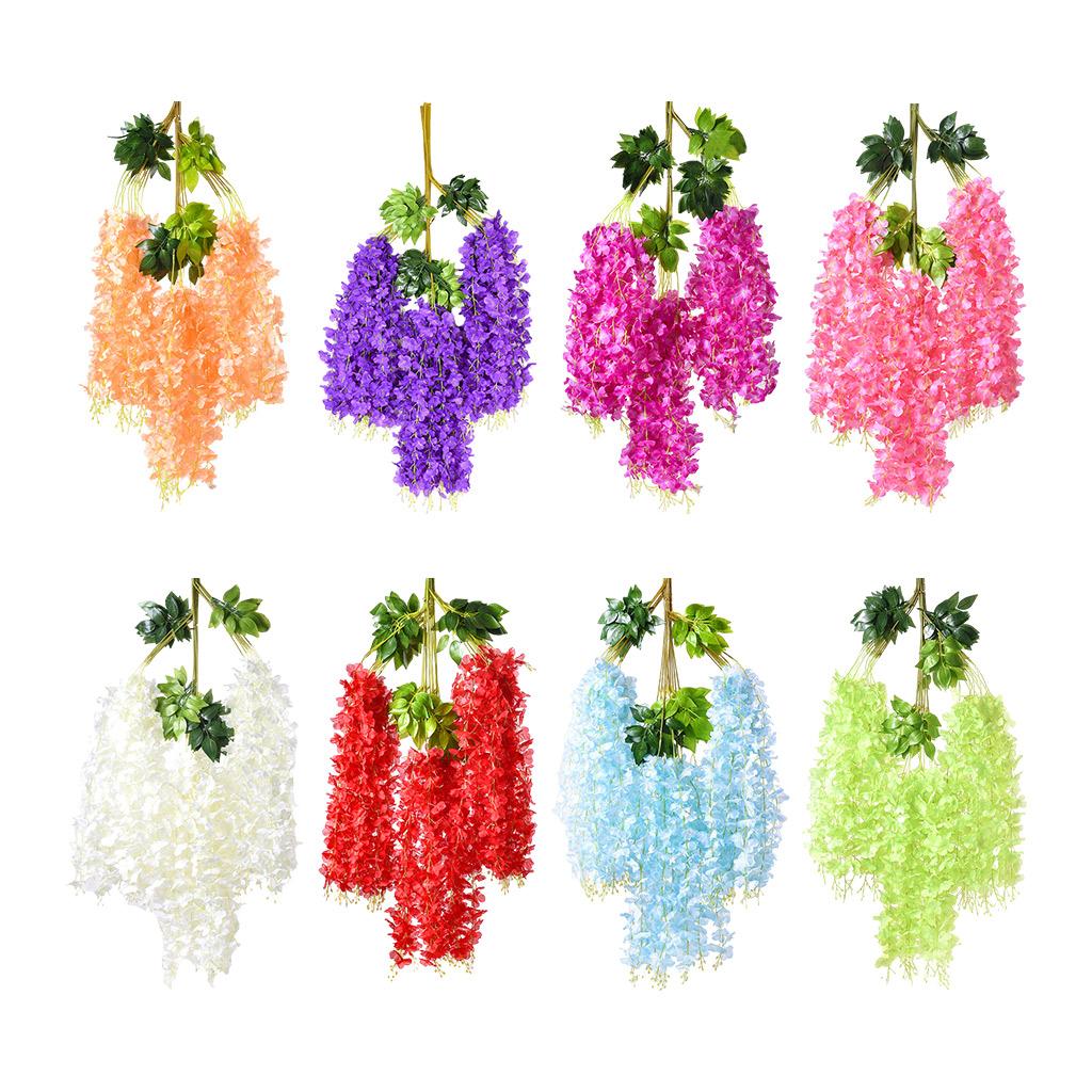 3.61Feet/Piece Artificial Fake Wisteria Ratta Garland String Hallway Decor
