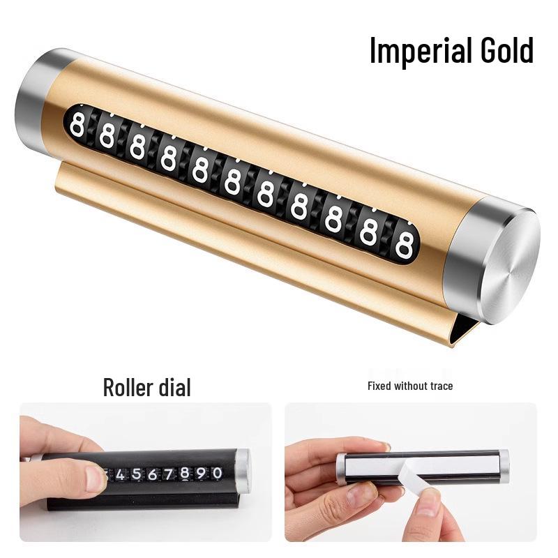 

Car Safety Hammer with Temporary Parking Phone Number Plate