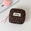 Portable Multipurpose Cosmetic Bag Large Capacity Polka Dot Sanitary Napkin Storage Bag Small Lipstick Pouch Women Girl
