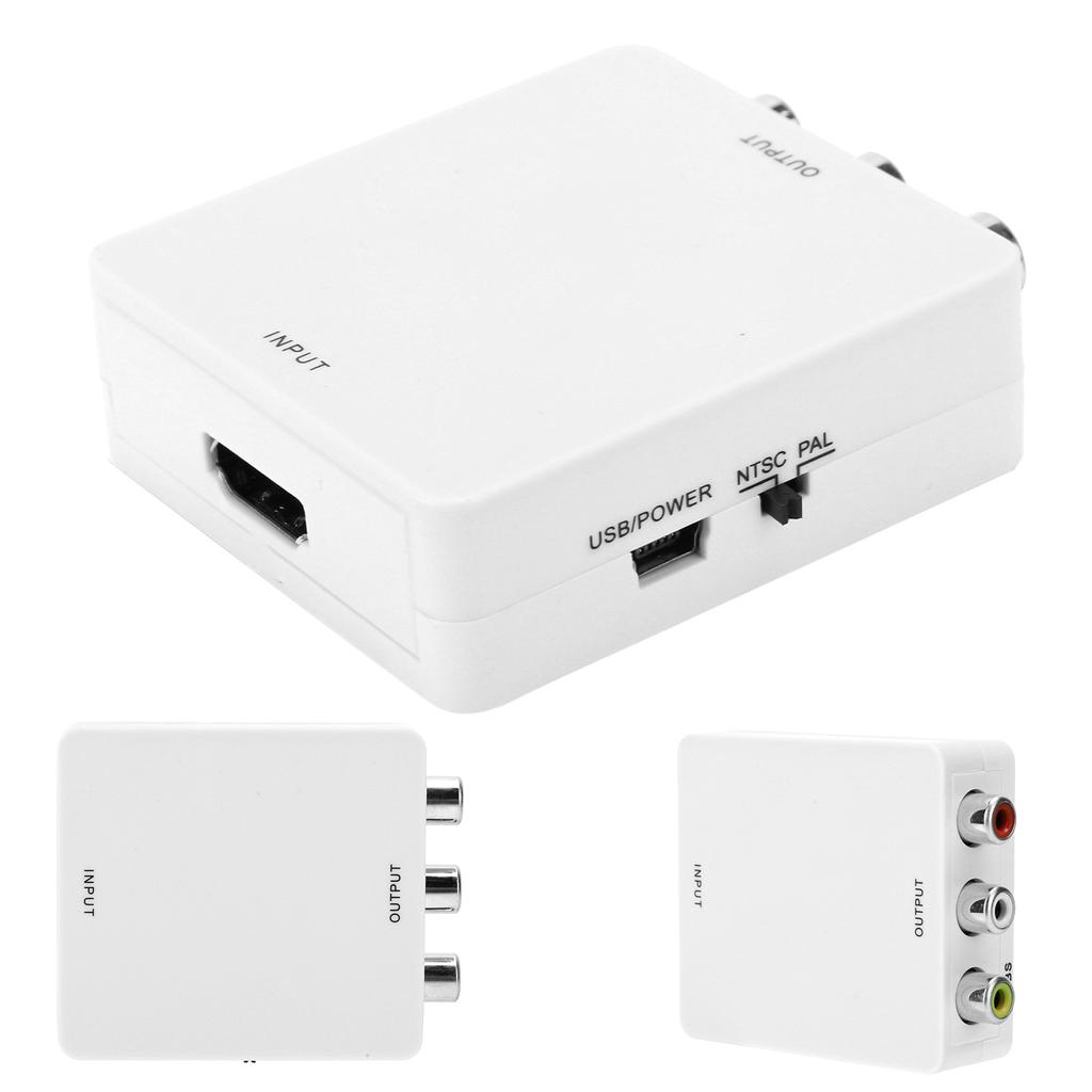 to AV Converter Box Video   AV CVSB L Celsius R 1080P  2AV Adapter HDTV