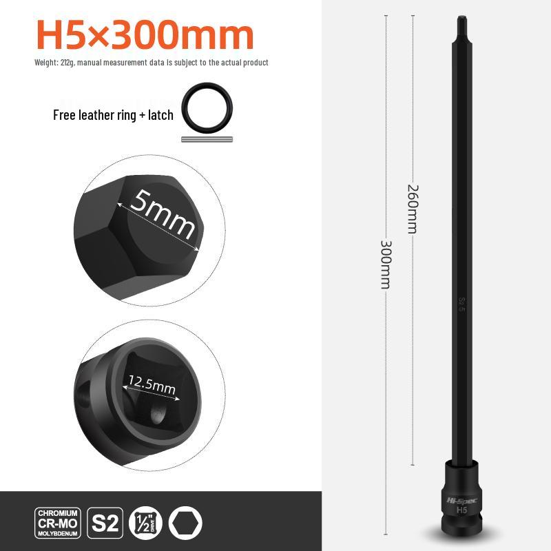 Hexagonal S2 Electric Impact Wrench Screwdriver Bit