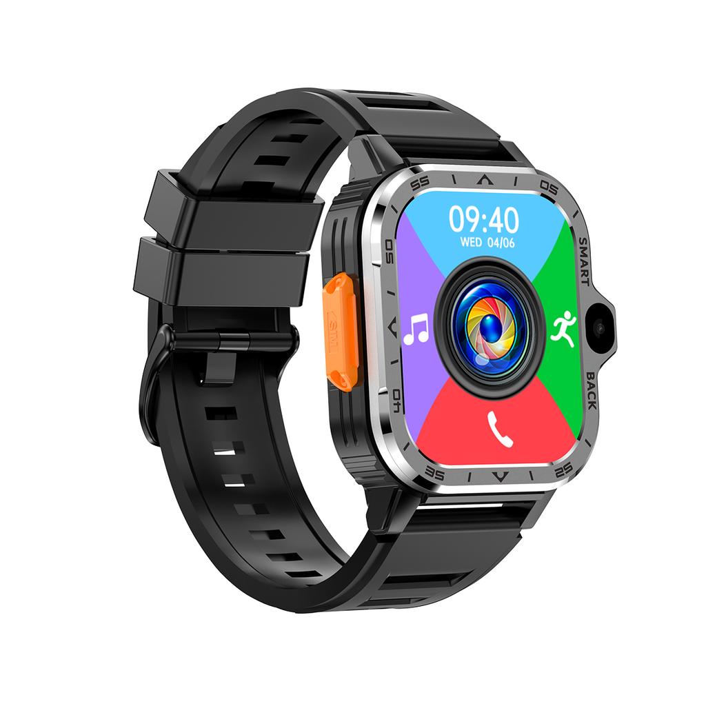 Rainbuvvy PGD WATCH 4G Smart Watch 2,03 Zoll HD-Bildschirm 2 GB RAM 16G ROM Android 8.1 WLAN GPS Dual-Kamera Smart Watch Phone