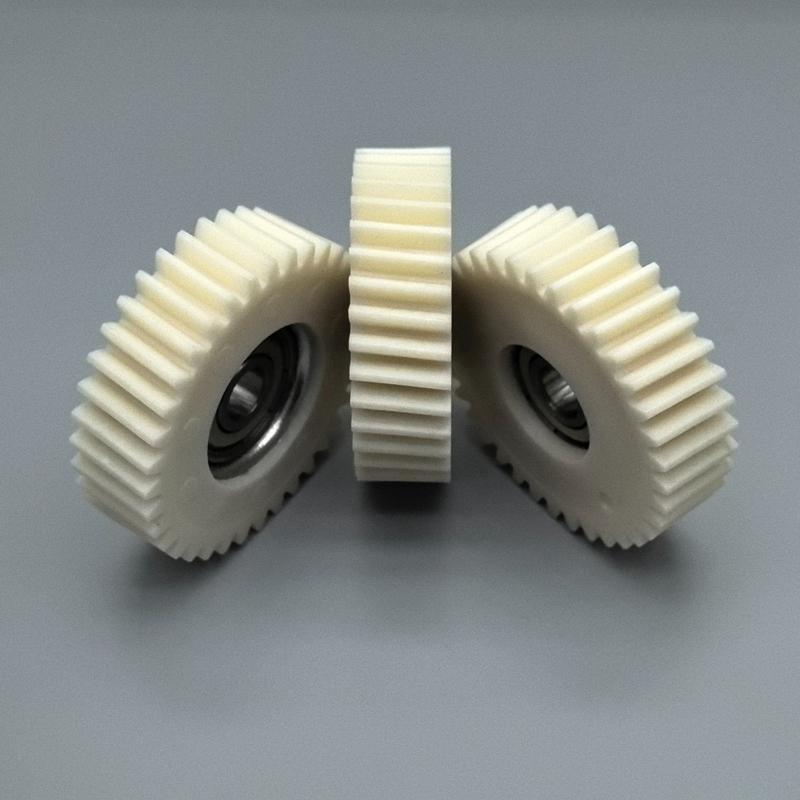 3PCS 36T Bicycle Wheel Hub Motor Right-Hand Helical Gear Nylon Gear 48x13.4x8mm With Bearing For Bafang Motor Electric Bike